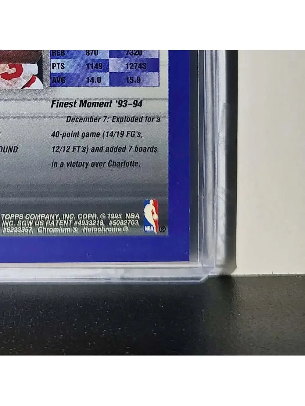 Otis Thorpe 1994-95 Topps Finest #295 Basketball Card